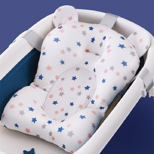 Baby Bath Seat Support Mat Foldable Baby Bath Tub Pad